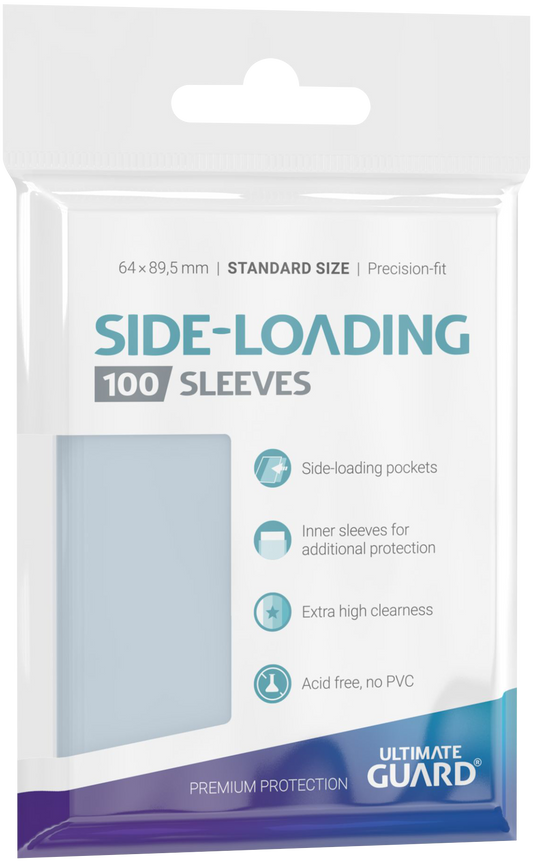 Ultimate Guard - Precise-Fit Sleeves Side-Loading - Standard Size - Transparent 100 pcs
