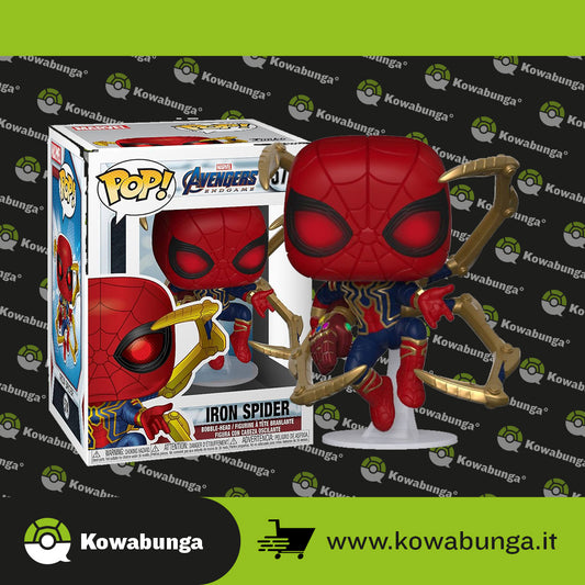 Avengers: Endgame POP! Movies Vinyl Figure Iron Spider Nano Gauntlet 9 cm