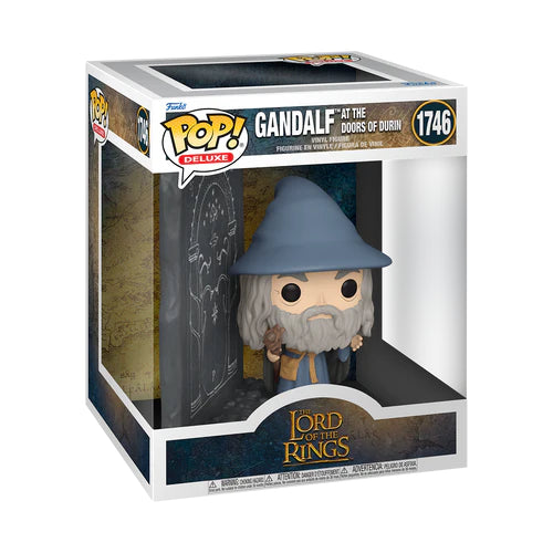 FUNKOP POP Lord of the Rings - 1746 Deluxe: Gandalf with Doors of Durin (Pop! | FUNKO)