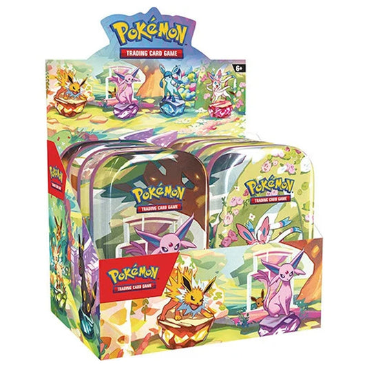 Mini Tin da Collezione Evoluzioni Prismatiche – Set 8 Artwork (IT) - Sealed
