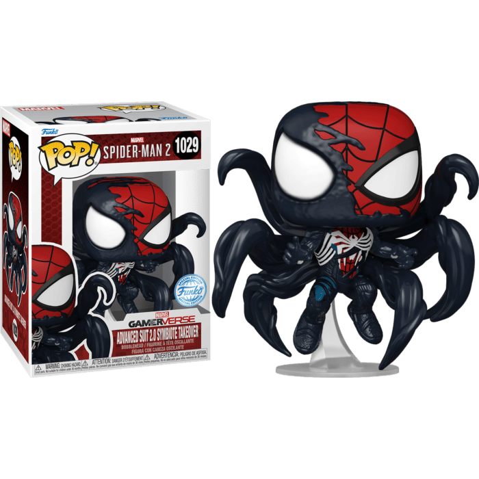 FUNKO POP Marvel: Spider-Man 2 - Advanced Suit 2.0 Symbiote Takeover (Exclusive) 9 cm (Pop! | FUNKO)