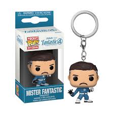 Funko Pop Portachiavi Fantastic Four Mister Fantastic