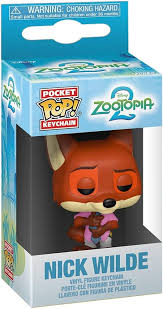 Funko Pop Portachiavi Zootropolis 2 Nick Wilde