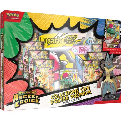 Megaevoluzione: Ascesa Eroica - Collezione con Poster Premium - Mega Lucario (ITA)